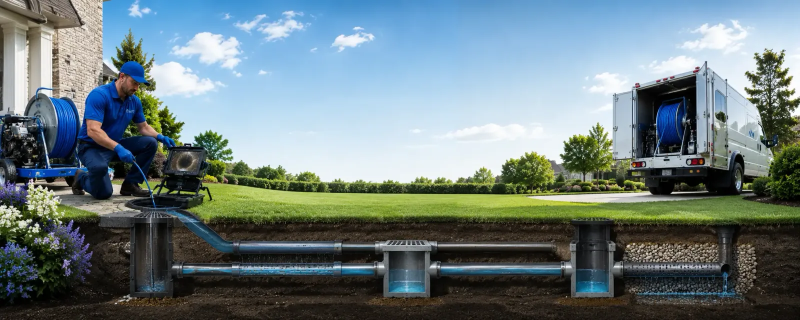 Outdoor drain cleaning information for Potrero, CA
